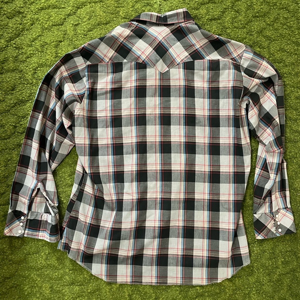 Vintage Wrangler Snap Button Western Shirt - Picture 4 of 7